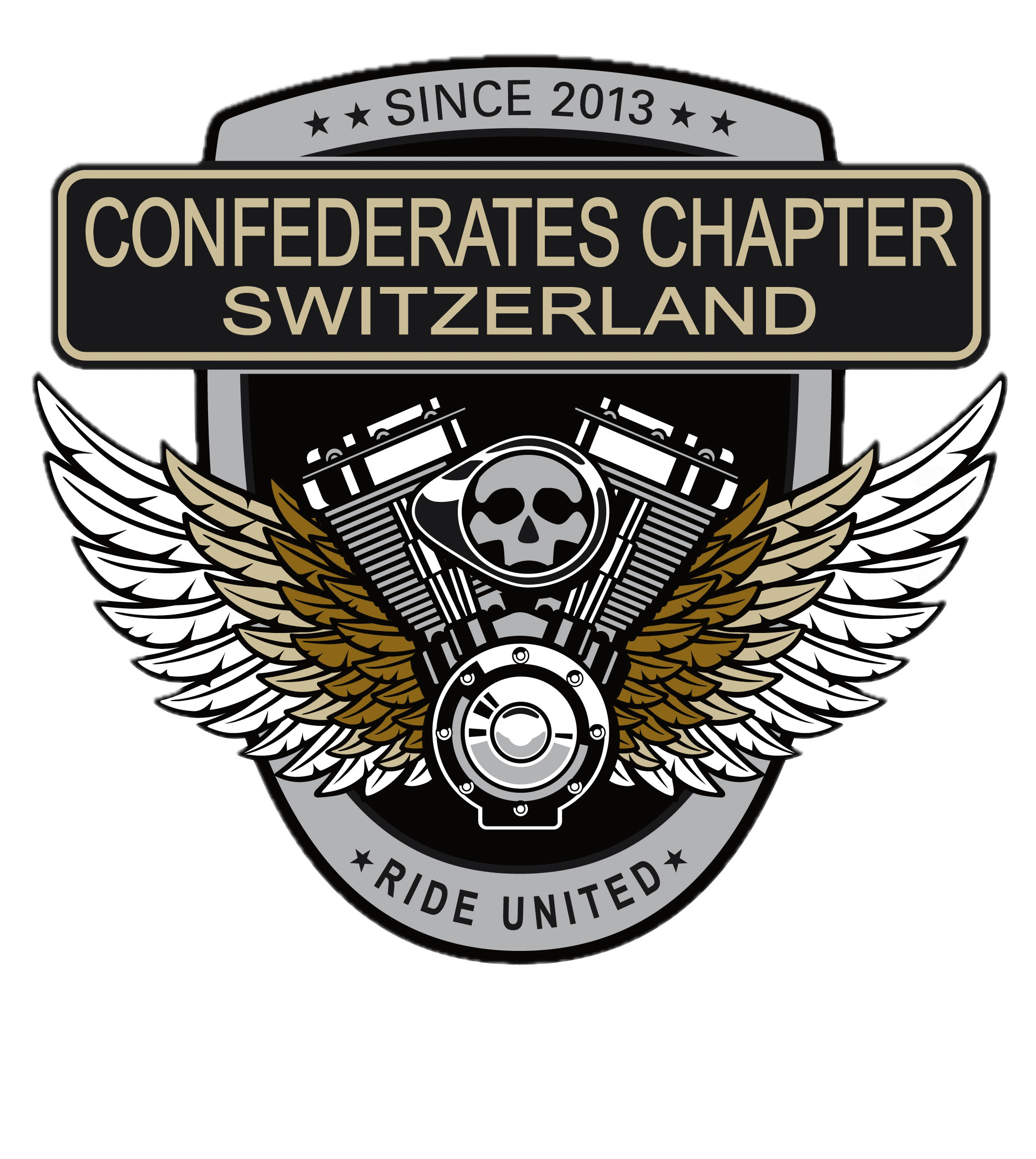 Logo des Confederates Chapter Switzerland